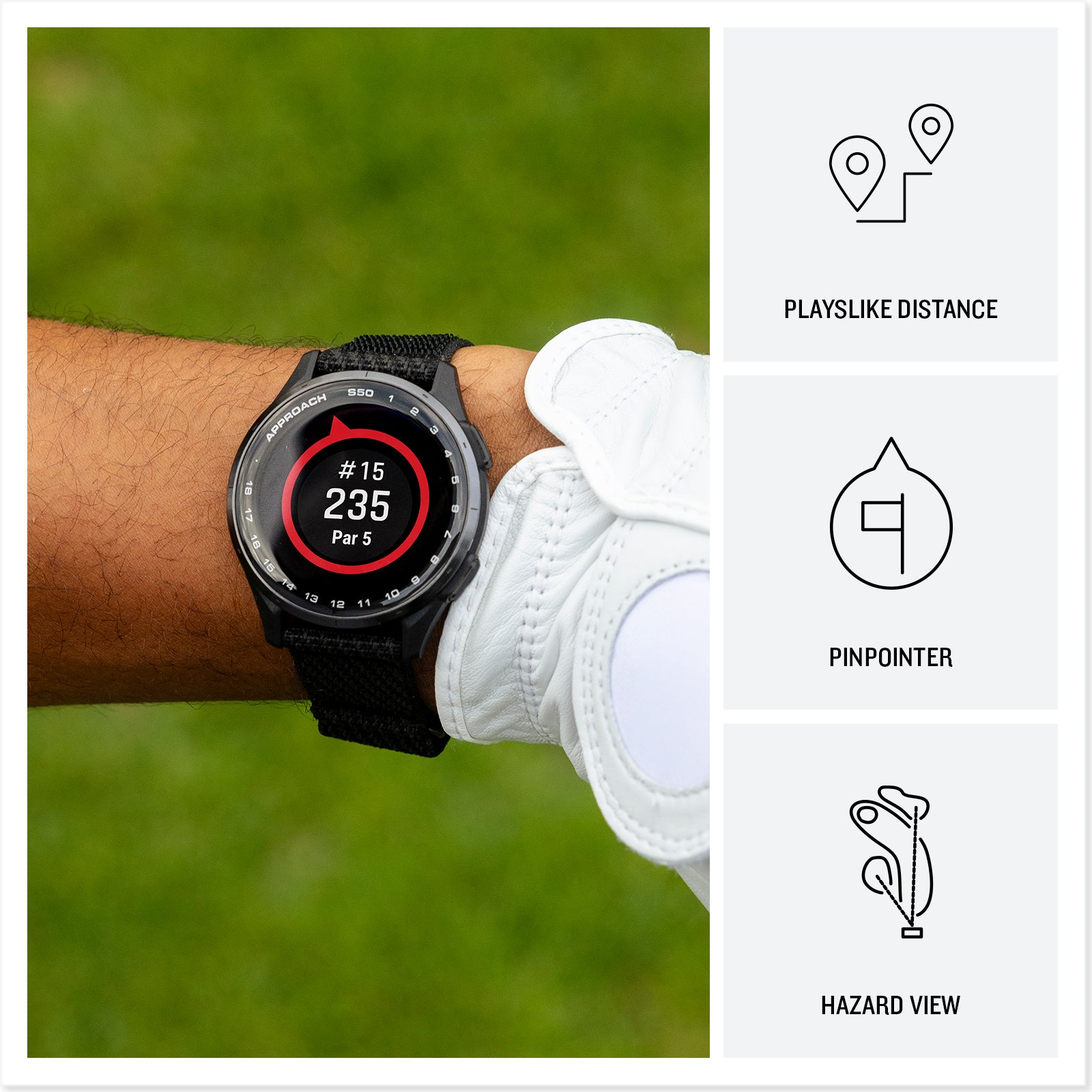 Garmin Approach S50 GPS Golf Smartwatch | HRM USA