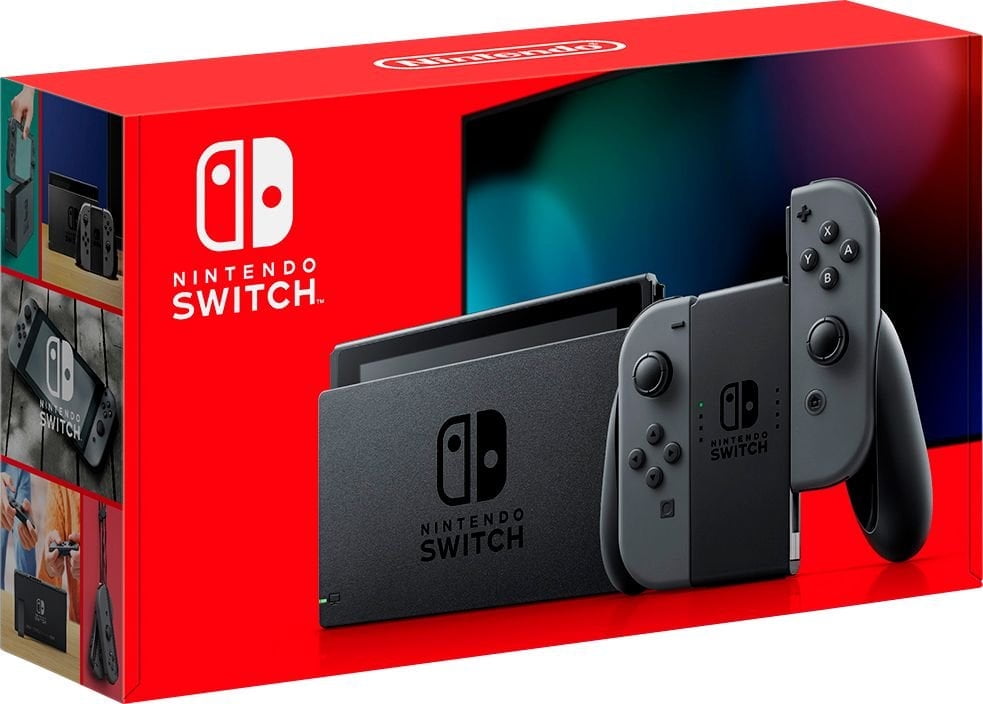 Nintendo Switch Console with Neon Blue and Red Joy-Con, 32GB