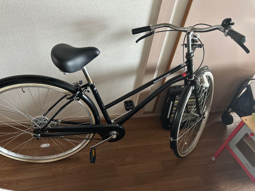 シティサイクル ブラック 26インチ 前照灯付き 21Technology 緊急値下げ中 自転車 26インチ LEDオートライト