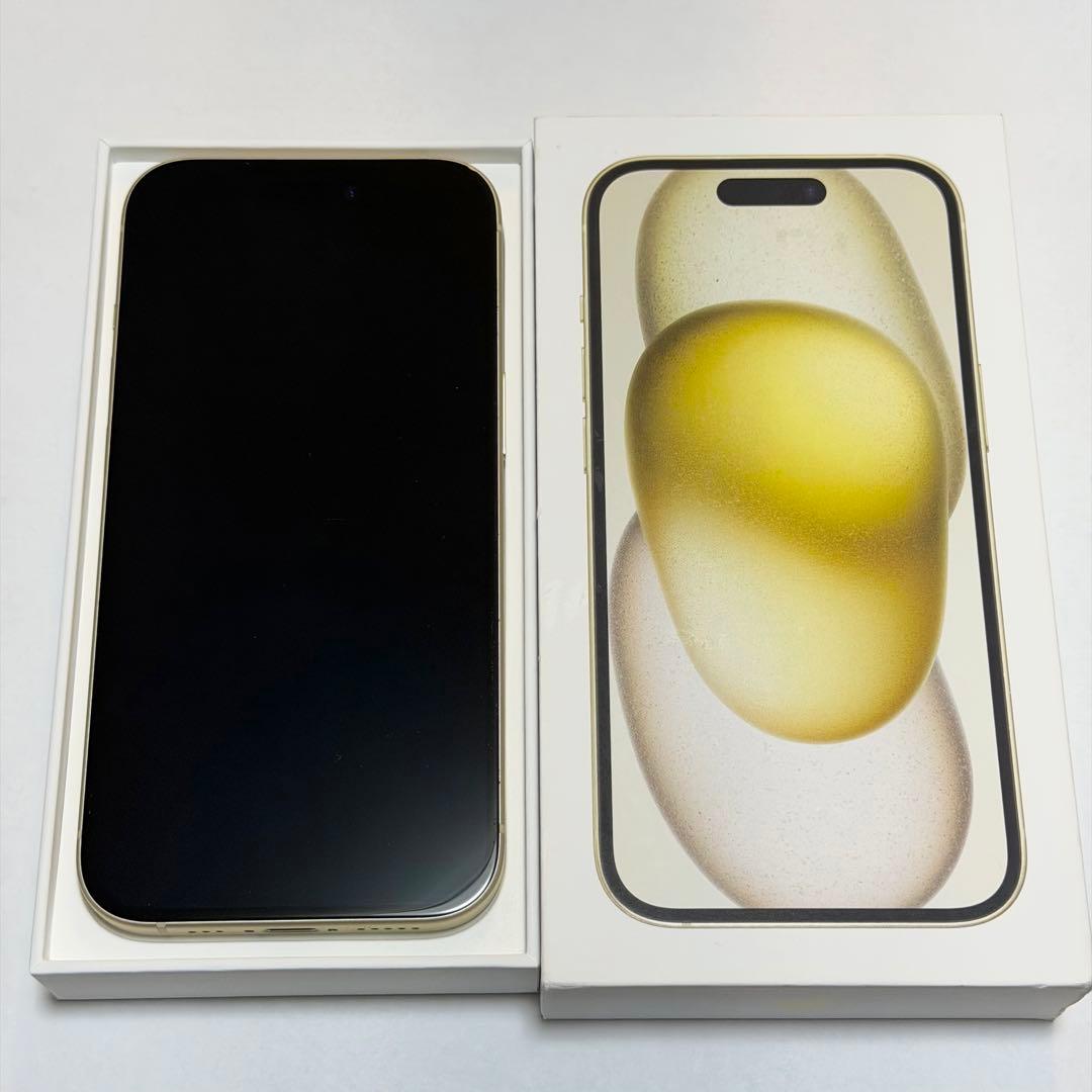 Apple iPhone 15 本体 イエロー 128GB iPhone 15 128GB - イエロー（SIMフリー）[整備済製品] - Apple（日本）