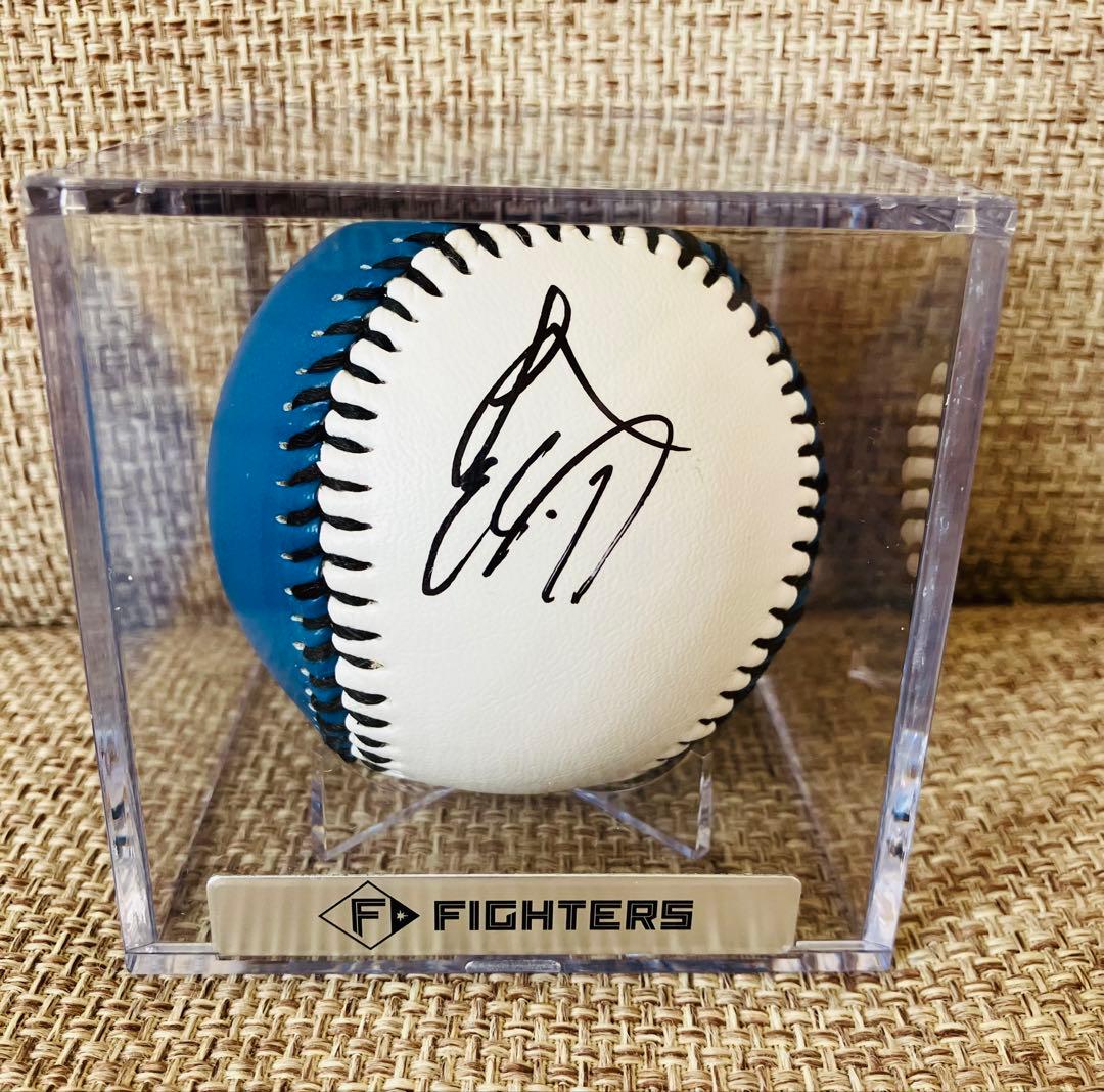 送料無料 北海道日本ハムファイターズ 伊藤大海 直筆サインボール