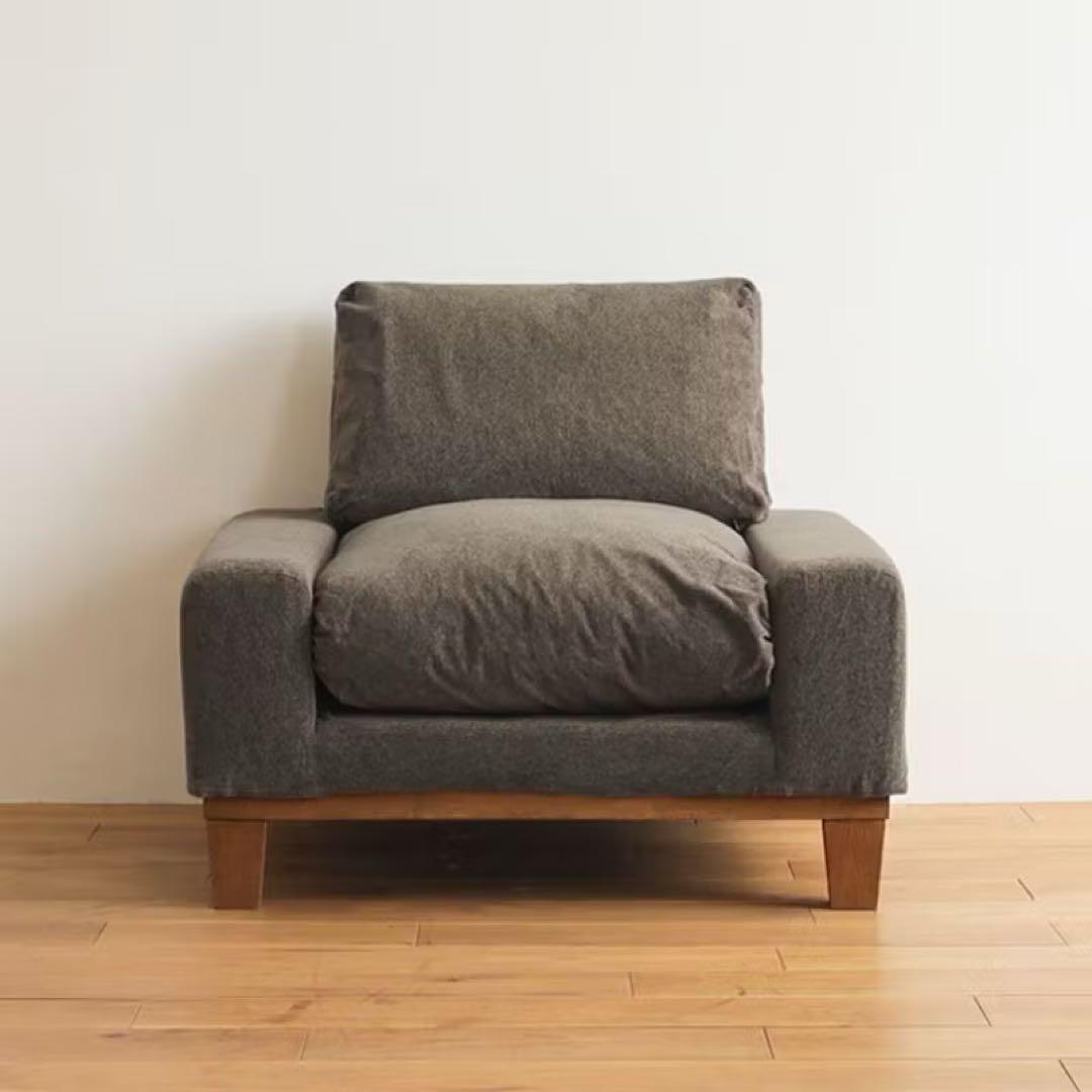 RE:CENO リセノ　1人掛けソファー　folk グレー 1人掛けソファー folk／NA ｜家具・インテリア通販 Re:CENO(リセノ)