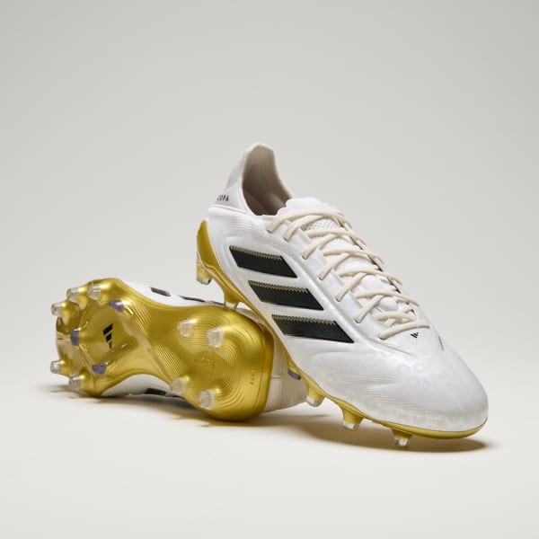 adidas Copa Pure 3 Elite Firm Ground Cleats - White | Free